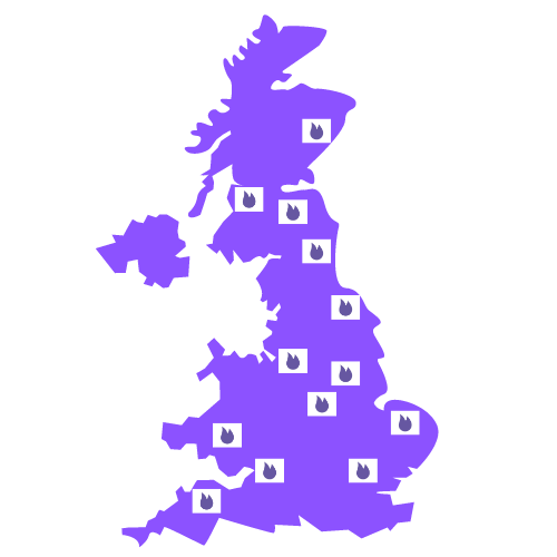 Warmable UK Map